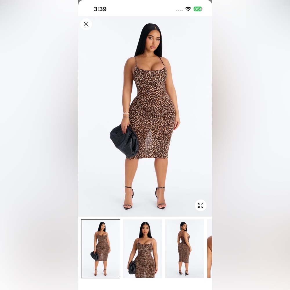 Leopard Print nova dress large 🤎🖤